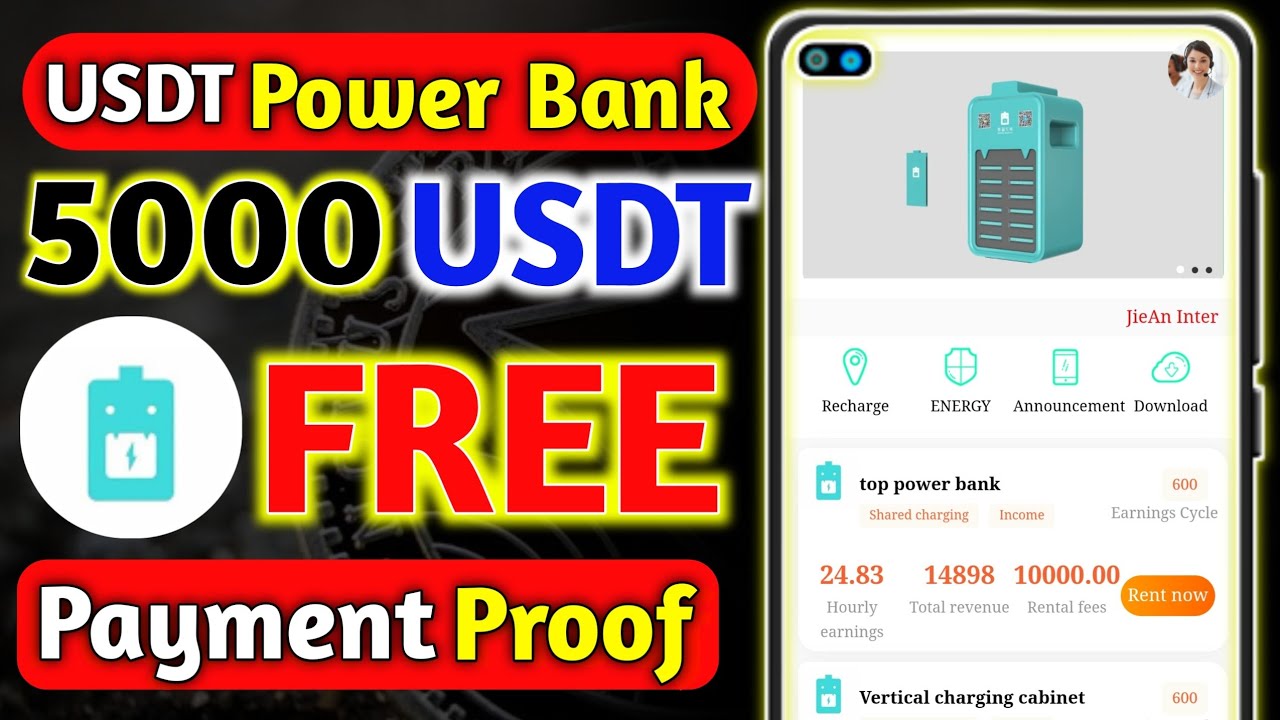 New USDT Power Bank Website Today | USDT Power Bank New App | Earn Free USDT | Make Money Online