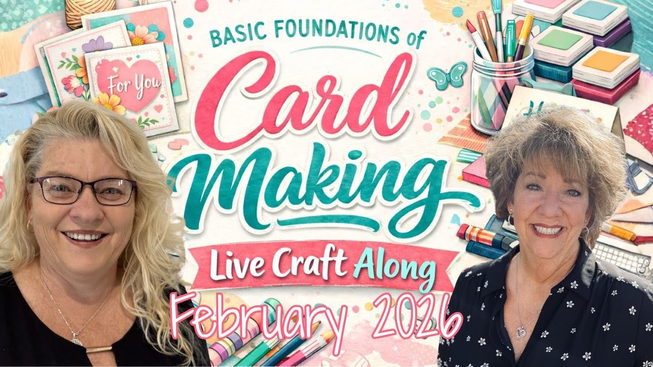 February Craft Along of 2026! ✂️ Using DSP Simple Stamping for Beginners