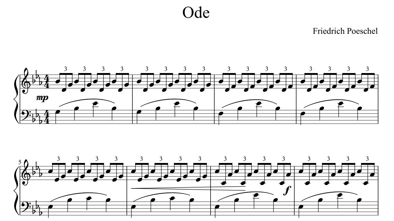 Friedrich Poeschel - Ode (Liene Circene)