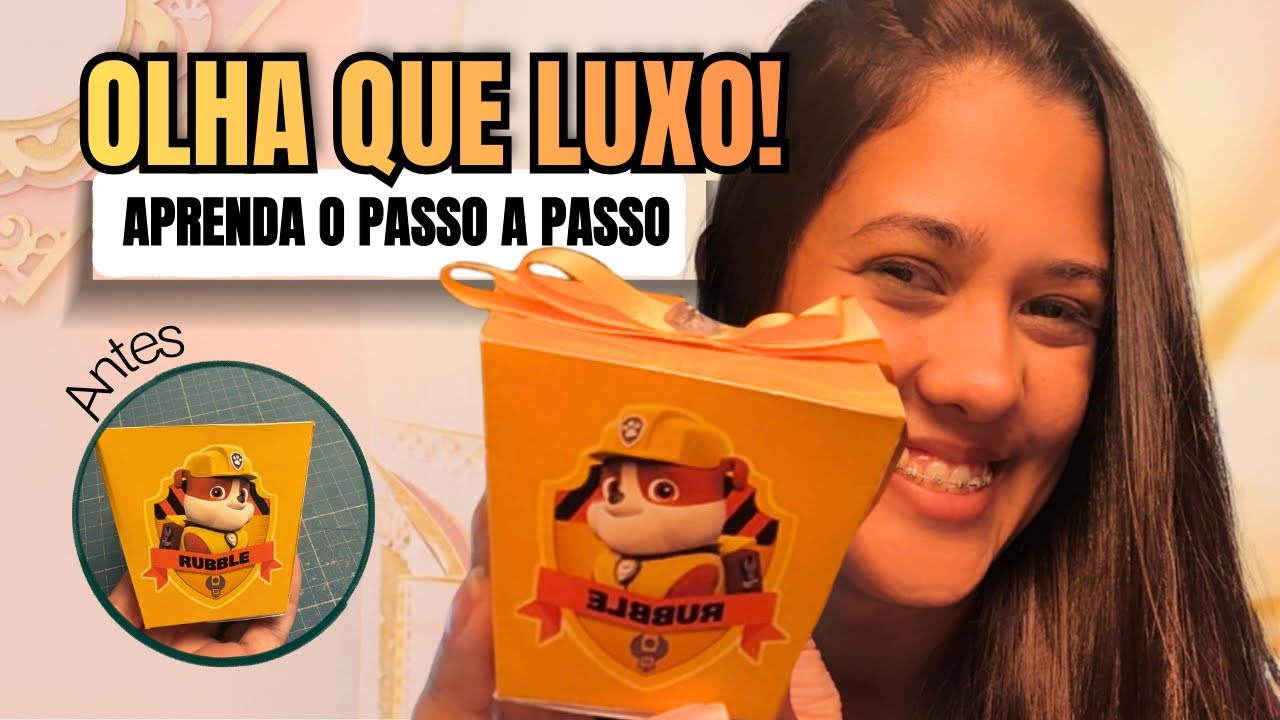 Como transformar Caixa Sushi BÁSICA em LUXO (Passo a passo completo)