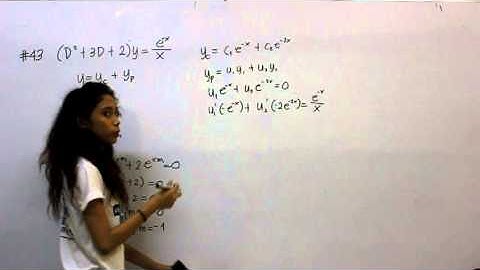 Higher Order Linear Differential Equation Video Tutorial - Lacaba (2)