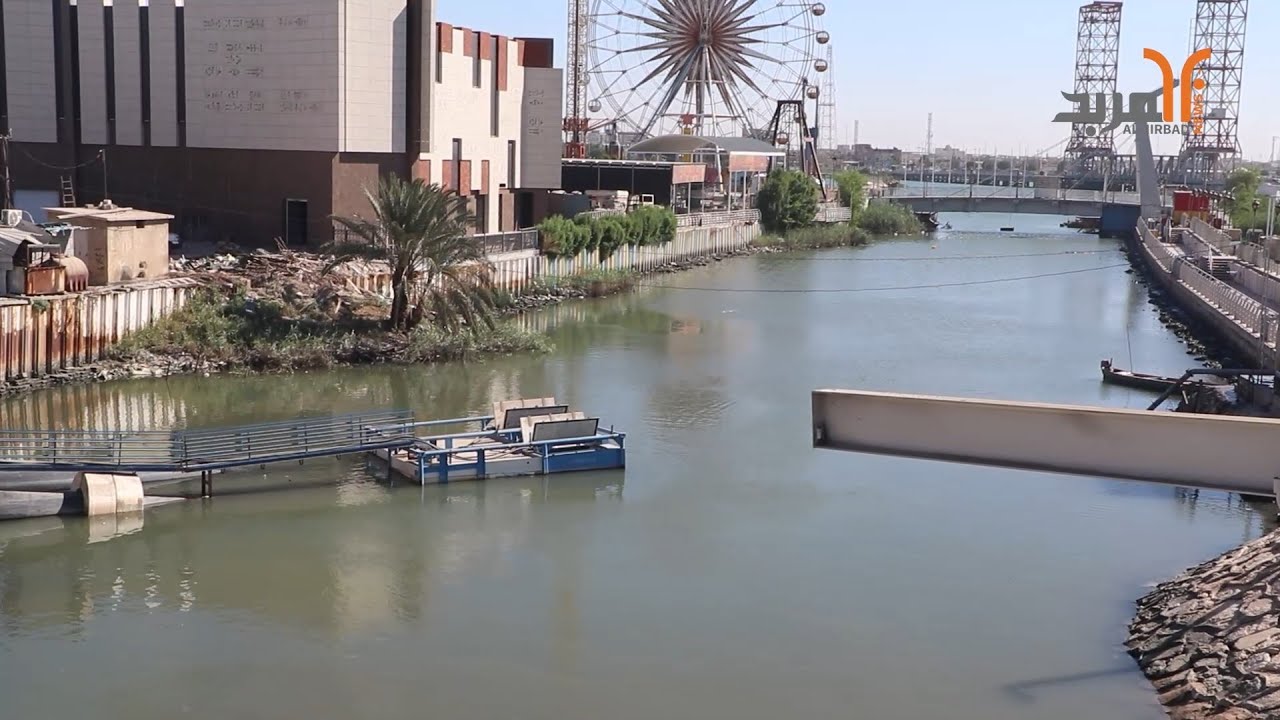 وزير الموارد من البصرة: يجب أن يعاد نهر الخندق إلى وضعه الطبيعي ولدينا تصاميم لذلك #المربد