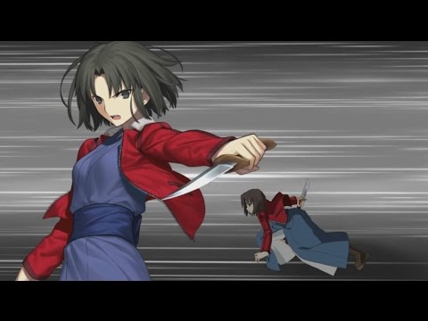 Fate/Grand Order】両儀式〔アサシン〕宝具＋EXアタック【FGO