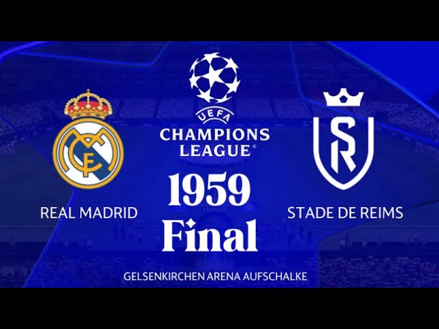 Programme Finale Coupe D'Europe 1959 : Real Madrid - Stade De Reims (Stuttgart)