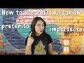 When to Use Pretérito or Imperfecto in Spanish? | Talking about past in Spanish