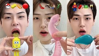Best Seungbini ASMR Compilation | emoji food challenge 
