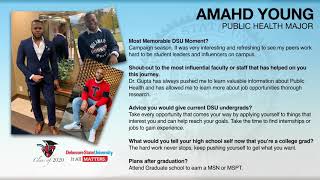 Amahd Young - Delaware State University Senior Spotlight