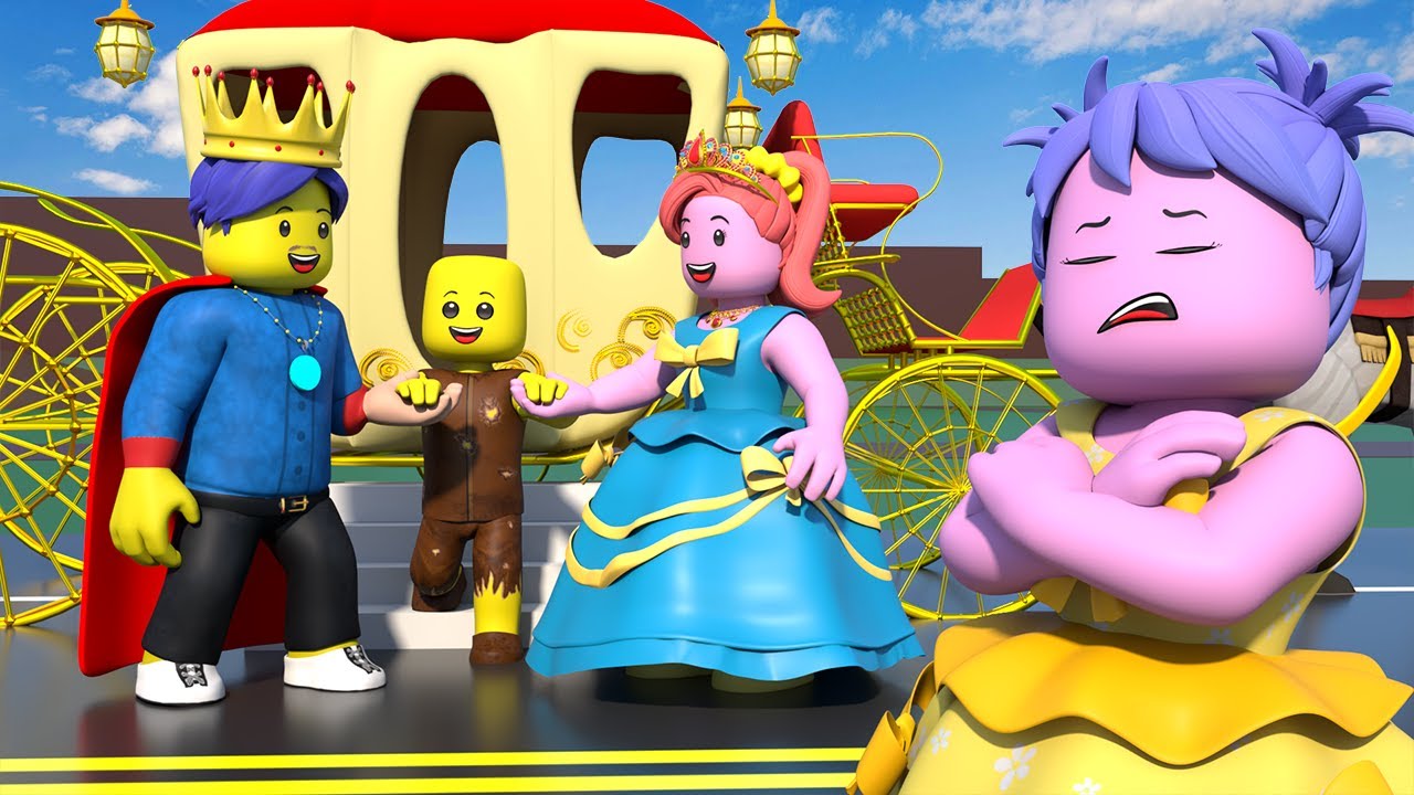 ROBLOX Брукхейвен 🏡RP: Бедного мальчика усыновила королевская семья 2 | Анимация Roblox