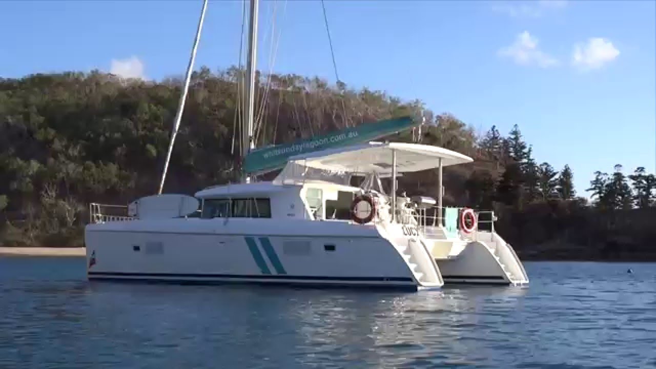 Sailing the Whitsundays on catamaran 'Lucy' YouTube