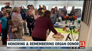Honoring and remembering organ donor