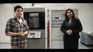 Chroma 17020 Battery Test System Integrated with Sanwood Environmental Test Chamber