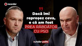 OUTSIDER POLITIC #14. Ilie Bolojan: „Dacă îmi reproșez ceva, e că am fost prea răbdător cu PSD”