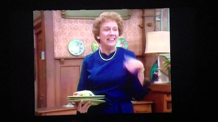 Edith Bunker watches "THE WALTONS"
