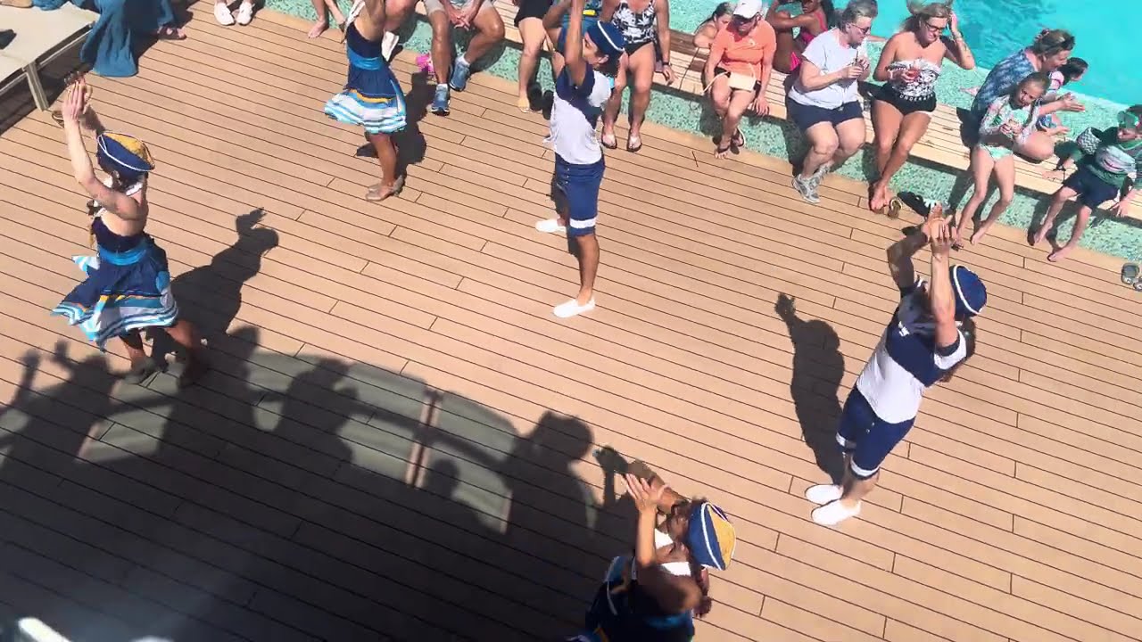 Sail away party on Enchanted Princess April 19 2025