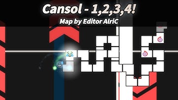 [ADOFAI Custom Clear] Cansol - 1,2,3,4!  { Map by Editor AlriC }