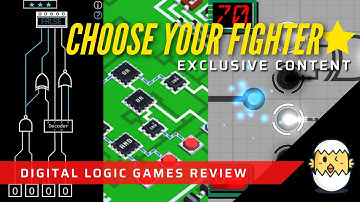 CHOOSE YOUR FIGHTER! Make It True, Logop, Schemata (Digital Logic Games Review)