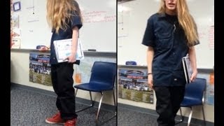 Jeff Bliss, a High School student gives a lesson to his teacher at Duncanville [Original]