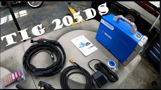 Yes Welder Tig 205DS Unboxing Assembly and Review