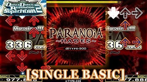 【DDR SN2】 PARANOiA ~HADES~ [SINGLE BASIC] 譜面確認＋クラップ