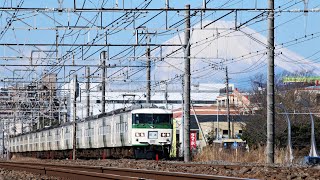 JR185系C5+A-編成 回3734M 回送 JR東海道本線 辻堂～藤沢 区間