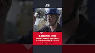 S7B43R一10Nicr Dn2800 Sea Water Resistant Hydraulically Controlled Check Butterfly Valve Sdf