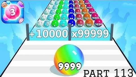 Ball Run 2048 - Gameplay Walkthrough Tutorial Levels (iOS, Android NinjaX YT is live! part - 113