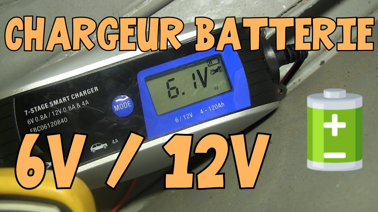 Outillage  07 Chargeur batterie 6V et 12V