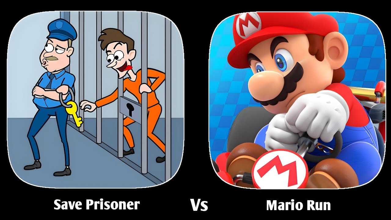 Save Prisoner Vs Mario Run - iOS Android Gameplay Walkthrough