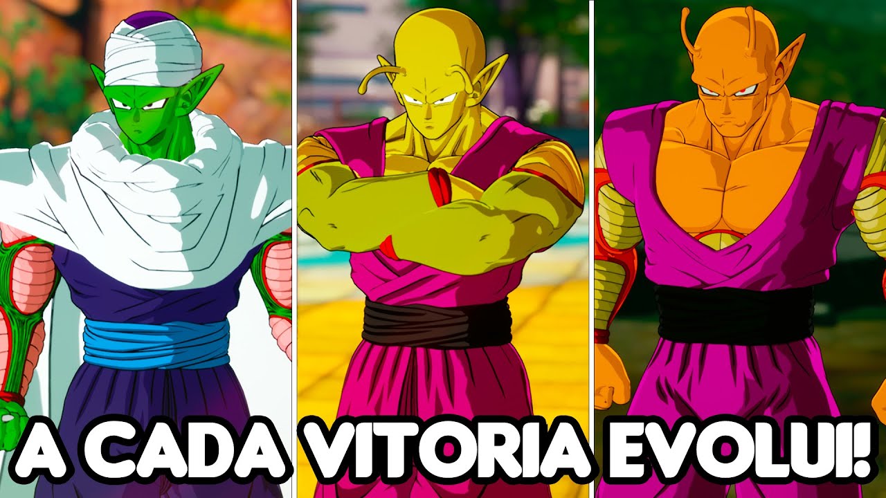 A CADA VITORIA O PICCOLO EVOLUI NO DRAGON BALL SPARKING ZERO
