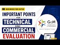 Technical Evaluation point on Gem bid
