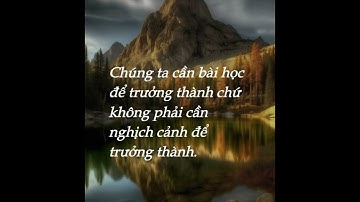 Chúng ta cần bài học để trưởng thành #thaydoituduy #xaydungnhanhieu #truongthikhanh