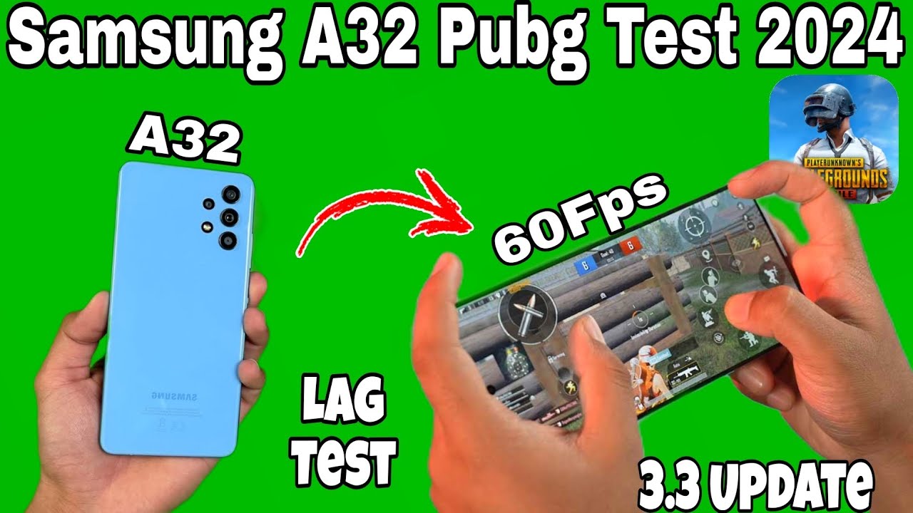 Samsung Galaxy A32🔥Pubg Test 2024 After 3.3 Update / New Update Gameplay / Fps+Lag+Heat Test