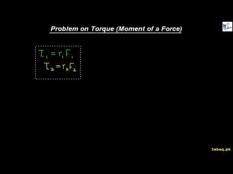 Problem 3 on Torque (Moment of a Force), Physics Lecture | Sabaq.pk