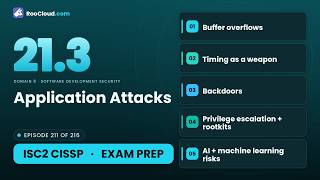 CISSP 21.3 - Application Attacks - Exam Prep screenshot 1