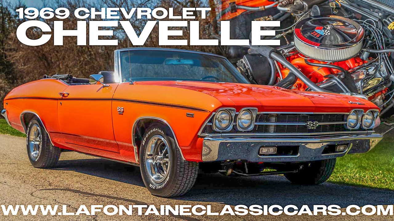 1969 Chevelle SS396 Monaco Orange Convertible (FOR SALE) - 6CM035P