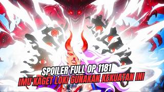FULL SPOILER 1181!! IT'S CRAZY, IMU WAS SHOCKED TO SEE LOKI'S POWER (ONE PIECE)