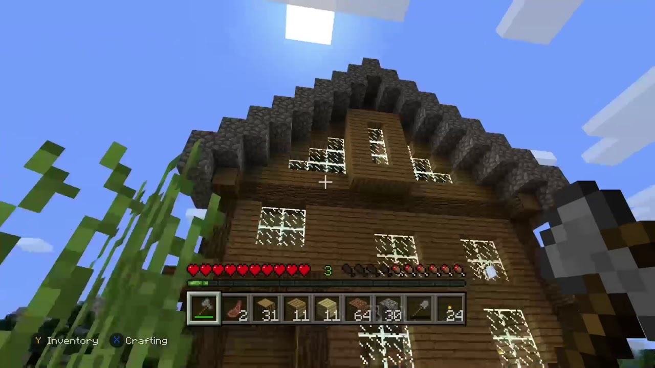 Minecraft #1 building our first house - YouTube