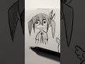 Drawing Teto 👀✨️ #vocaloid #teto #miku #hatsunemiku #shorts #drawing #sketch #anime