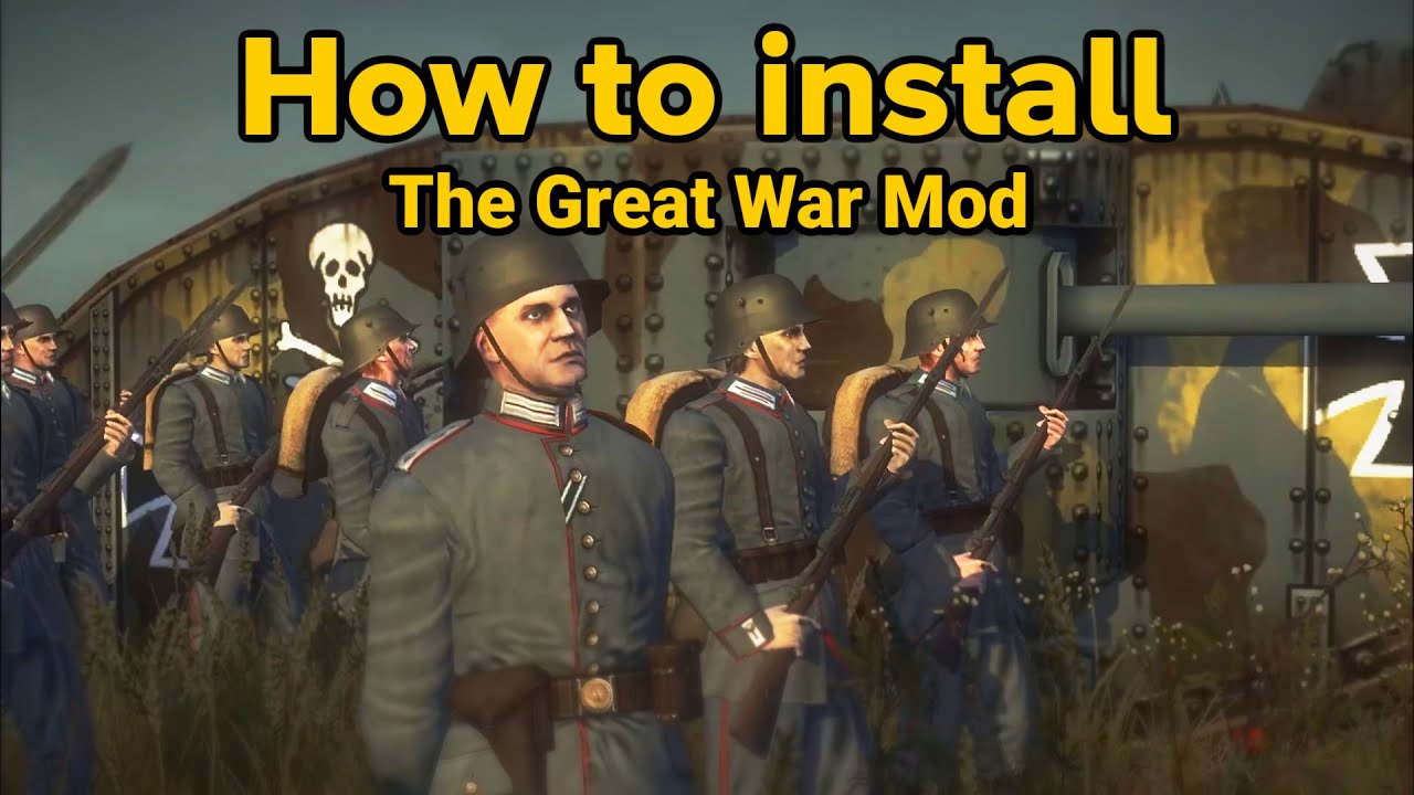 Как установить мод «Великая война»