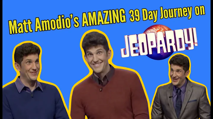 JEOPARDY! - Matt Amodio's 39 Day Journey in 30 Min...