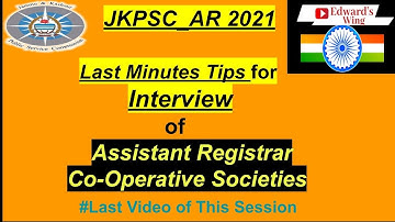 Important Tips For JKPSC Assistant Registrar or Any Interview || Point to be remeber Before & During
