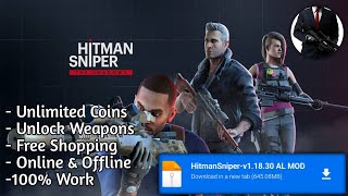 Hitman Sniper Mod v1.18.30 - Unlimited Money & Unlock All Weapons screenshot 2