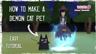 How To Make A Demon Cat Pet • Tutorial | Sakura School Simulator screenshot 4