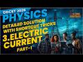 DDCET 2026 I PHYSICS I CH-3 I PART-1IMost Imp MCQ I Electric Current #ddcet #physics #gtu #ddcet2026