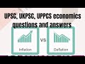 economics questions and answers upsc, ukpsc uppcs