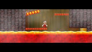 New Super Mario Bros Wii Custom Level - Escape the Volcano