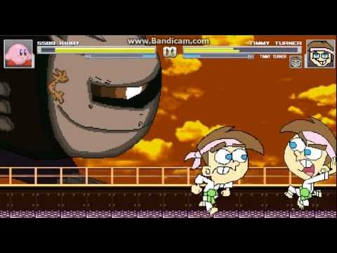 Mugen Battles 21 Kirby Me Vs Two Timmy Turners 