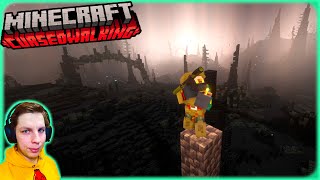 I Found a Dungeon In THE VOID | Cursed Walking Minecraft Modpack