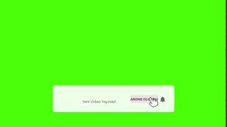 Enes Baturun Kullandığı Youtube Abone Ol Alt Bant Efekti -