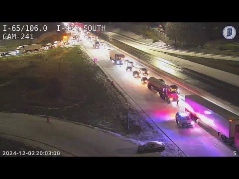 Dozens of crashes reported on icy roadways Monday - YouTube